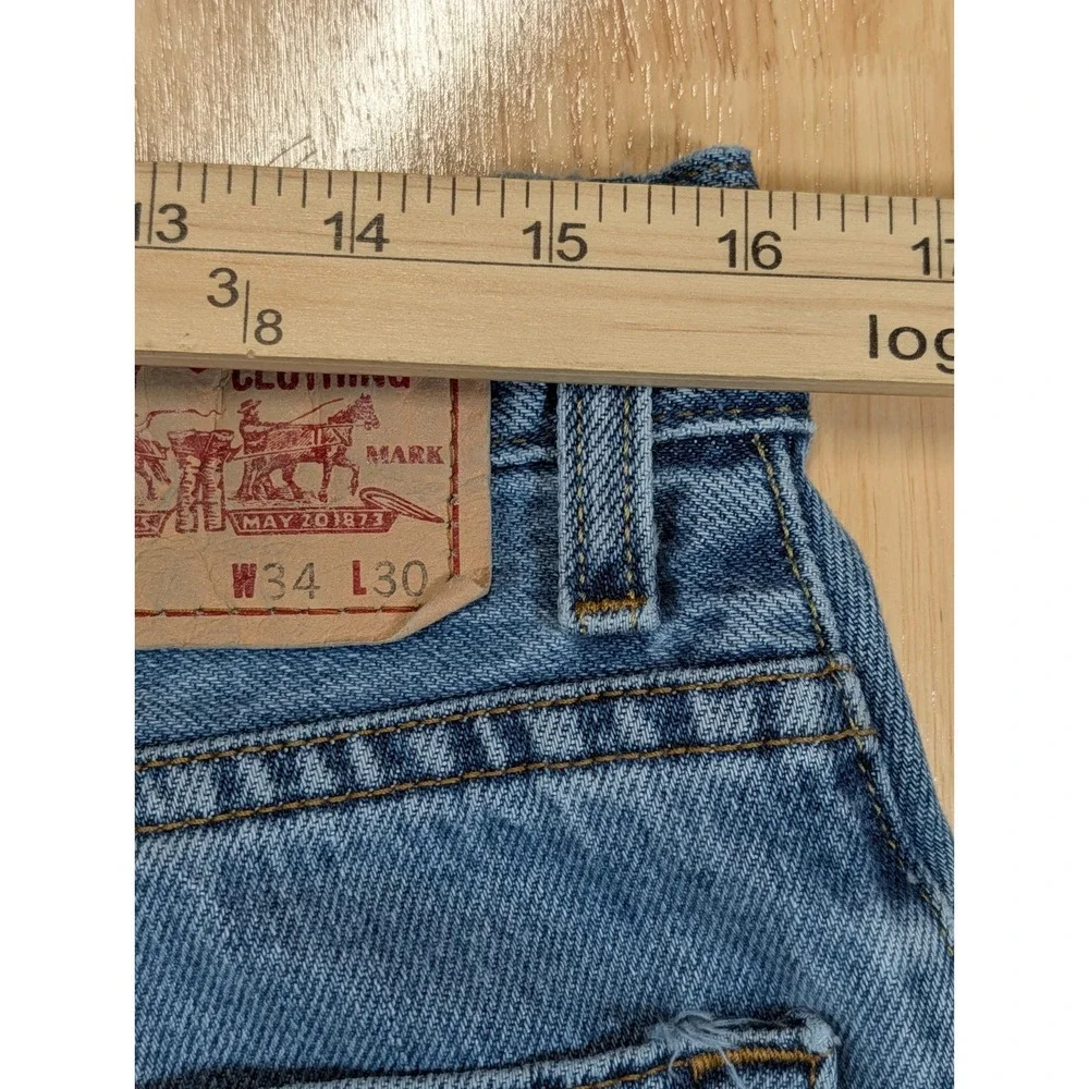 Levi's 505 Regular Fit Jeans Men 32x29 Medium Wash Cotton Denim